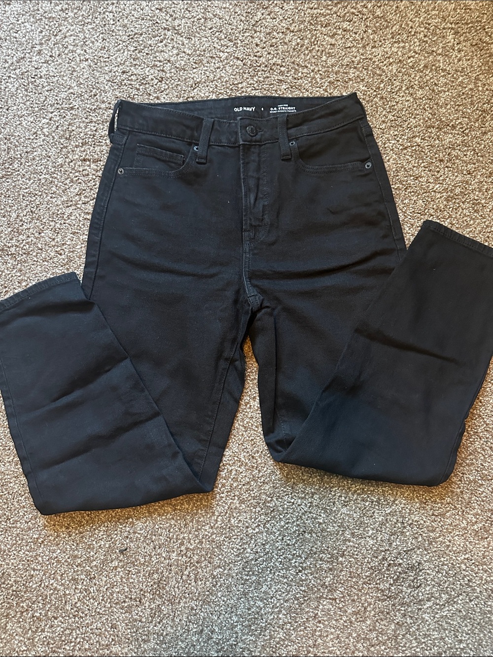 Old Navy High Rise OG Straight Jeans, Size 6